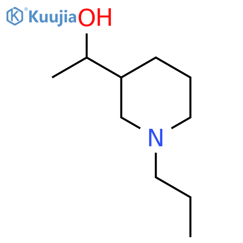 1-(1-Propylpiperidin-3-yl)ethan-1-ol structure