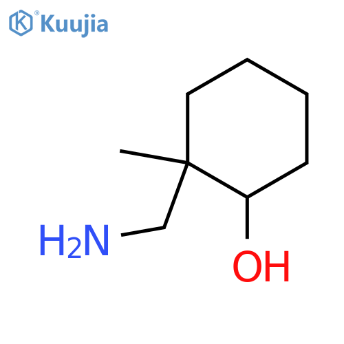 2-(aminomethyl)-2-methylcyclohexan-1-ol structure