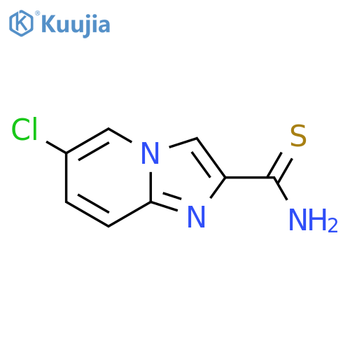 6-chloroimidazo1,2-apyridine-2-carbothioamide structure