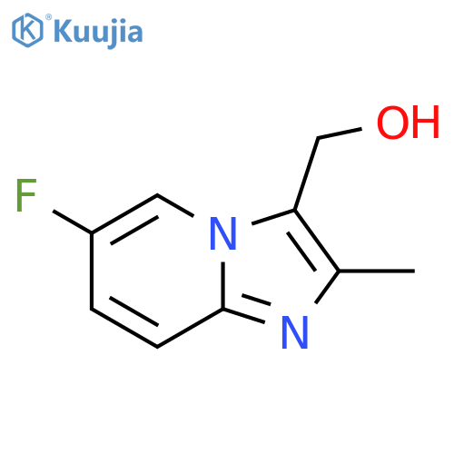 {6-fluoro-2-methylimidazo[1,2-a]pyridin-3-yl}methanol structure