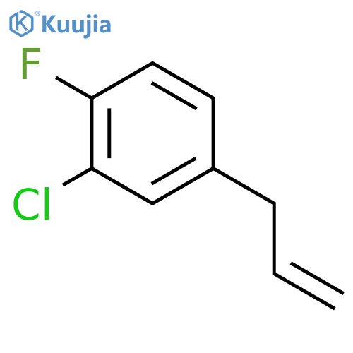 Benzene,2-chloro-1-fluoro-4-(2-propen-1-yl)- structure