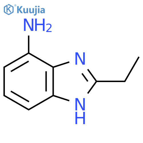 2-Ethyl-1H-1,3-benzodiazol-7-amine structure