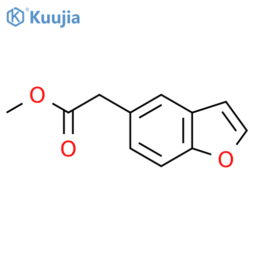 Methyl 2-(Benzofuran-5-yl)acetate structure