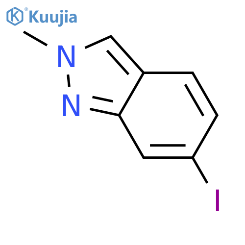 6-Iodo-2-methyl-2H-indazole structure