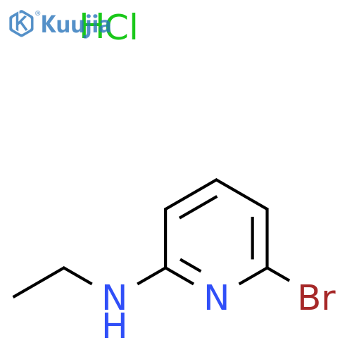 6-Bromo-2-ethylaminopyridine, HCl structure