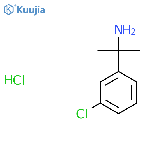 2-(3-Chlorophenyl)propan-2-amine hydrochloride structure