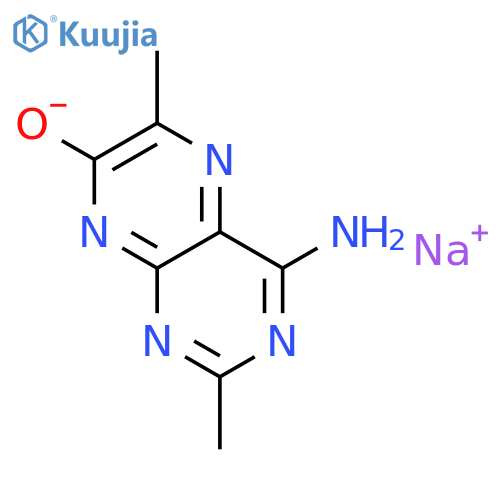 4-Amino-2,6-dimethyl-7(8H)-pteridone Sodium Salt structure
