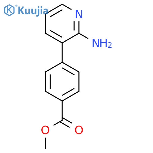 Methyl 4-(2-aminopyridin-3-yl)benzoate structure