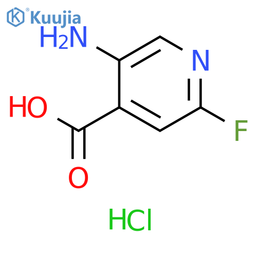 5-amino-2-fluoroisonicotinic acid hydrochloride structure