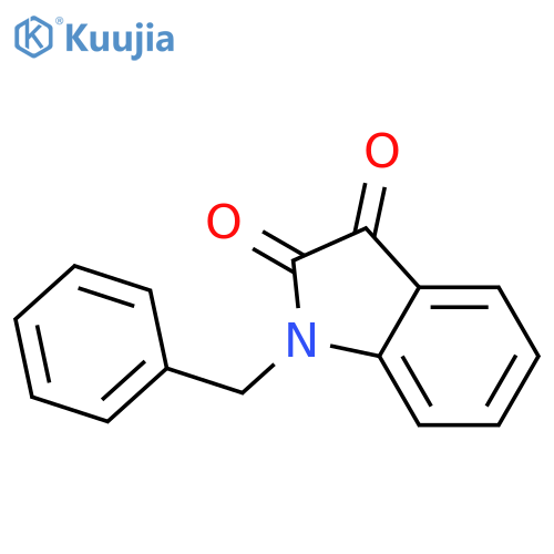 1-benzyl-2,3-dihydro-1H-indole-2,3-dione structure