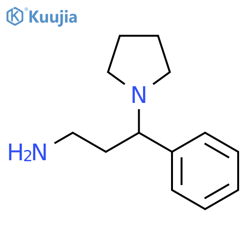 1-Pyrrolidinepropanamine, γ-phenyl- structure