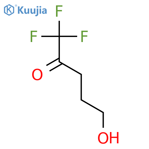 1,1,1-Trifluoro-5-hydroxypentane-2-one structure