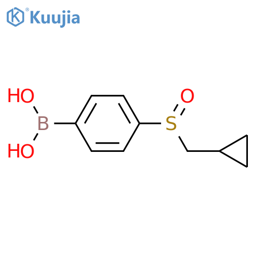 4-(Cyclopropylmethylsulfinyl)phenylboronic Acid structure