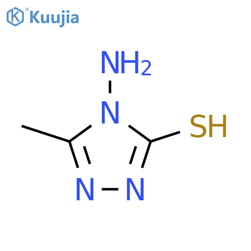 4H-1,2,4-Triazole-3-thiol,4-amino-5-methyl-(9CI) structure