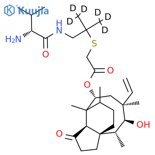 Valnemulin Trifluoroacetic Acid Salt-d6 structure