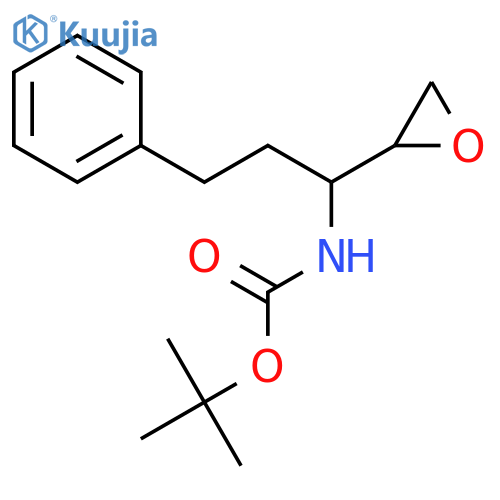 threo-N-Boc-D-homophenylalanine epoxide structure