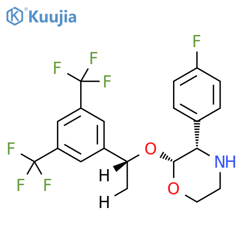2-(R)-1-(R)-(3,5-Bis(trifluoromethyl)phenyl)ethoxy-3-(S)-fluorophenylmorpholine-d2Aprepitant-M2-d2 structure