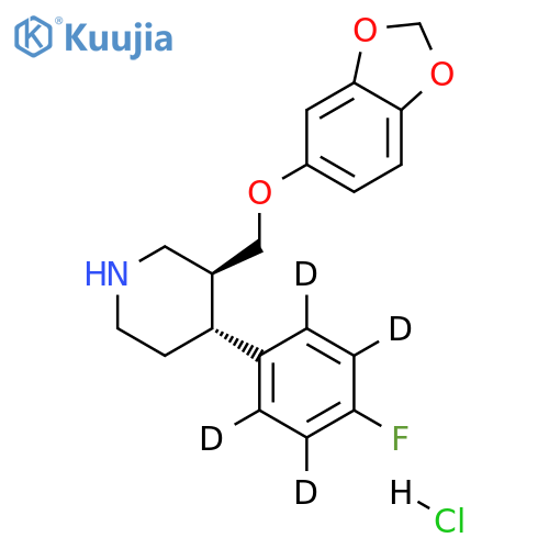 rac-Paroxetine-d4 Hydrochloride structure