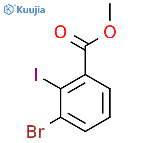 Methyl 3-bromo-2-iodobenzoate structure