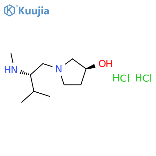 (S,S)-1-(3-Methyl-2-methylamino-butyl)-pyrrolidin-3-ol Dihydrochloride structure