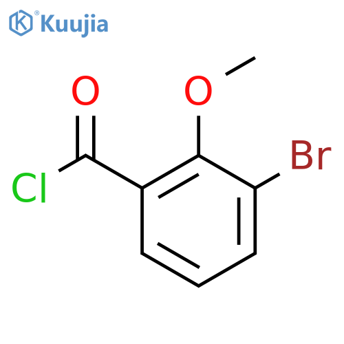 3-Bromo-2-methoxybenzoyl chloride structure