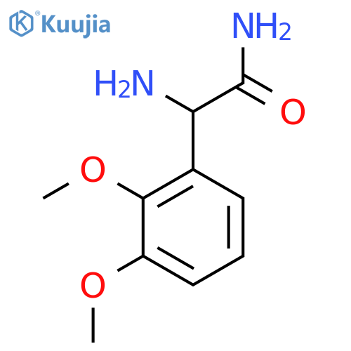 2-Amino-2-(2,3-dimethoxyphenyl)acetamide structure