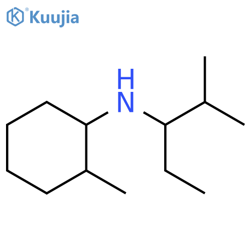 Cyclohexanamine, N-(1-ethyl-2-methylpropyl)-2-methyl- structure
