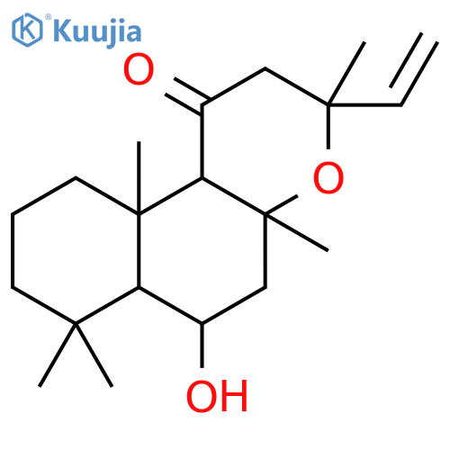 1H-Naphtho[2,1-b]pyran-1-one,3-ethenyldodecahydro-6-hydroxy-3,4a,7,7,10a-pentamethyl-,(3R,4aR,6R,6aS,10aS,10bR)- structure