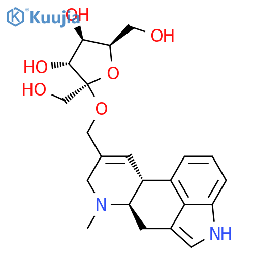 Elymoclavine-O-beta-fructofuranoside structure