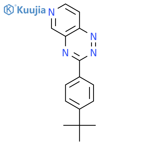 Pyrido[3,4-e]-1,2,4-triazine,3-[4-(1,1-dimethylethyl)phenyl]- structure