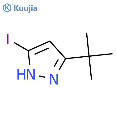 3-(tert-Butyl)-5-iodo-1H-pyrazole structure