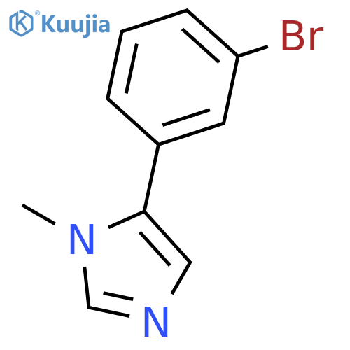 5-(3-Bromophenyl)-1-methylimidazole structure