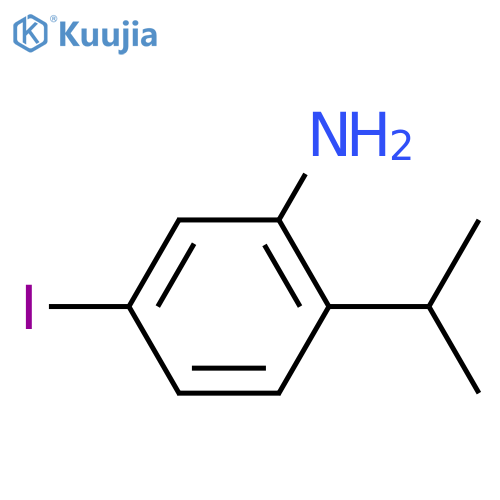 5-Iodo-2-isopropylaniline structure