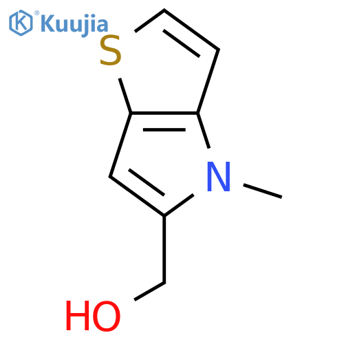 (4-Methyl-4H-thieno3,2-bpyrrol-5-yl)methanol structure