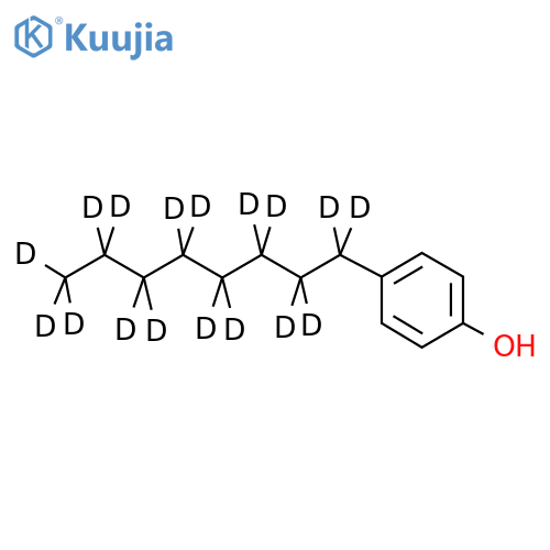 4-N-OCTYL-D17-PHENOL structure