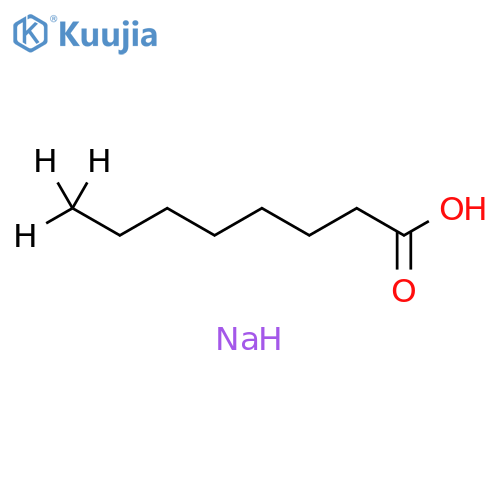 SODIUM OCTANOATE-8,8,8-D3 structure