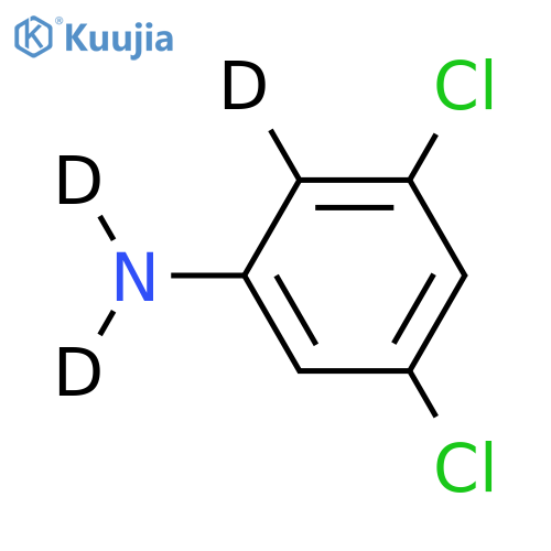 3,5-Dichloroaniline-2,4,6-d3 structure