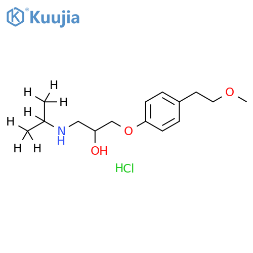 (±)‐METOPROLOL‐D7 HCL structure