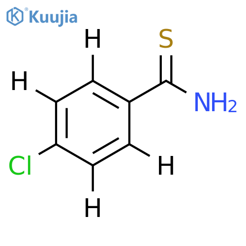 4-Chlorothiobenzamide-2,3,5,6-d4 structure