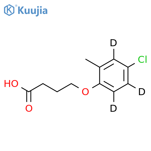 4-(4-Chloro-2-methylphenoxy-d3)butyric Acid structure