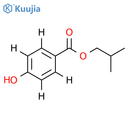 iso-Butyl 4-Hydroxybenzoate-2,3,5,6-d4 structure