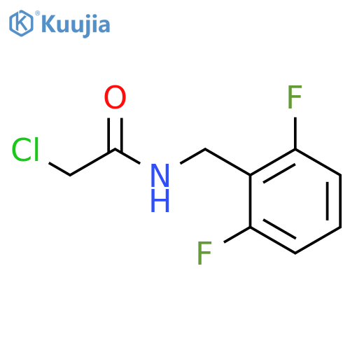 2-chloro-N-(2,6-difluorobenzyl)acetamide structure