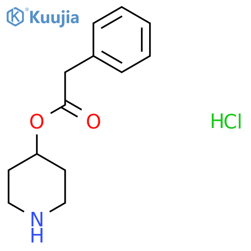 4-Piperidinyl 2-phenylacetate hydrochloride structure