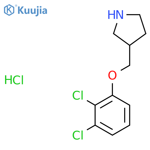 3-(2,3-Dichlorophenoxy)methylpyrrolidinehydrochloride structure