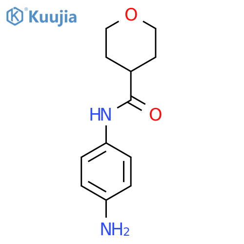 N-(4-Aminophenyl)tetrahydro-2H-pyran-4-carboxamide structure