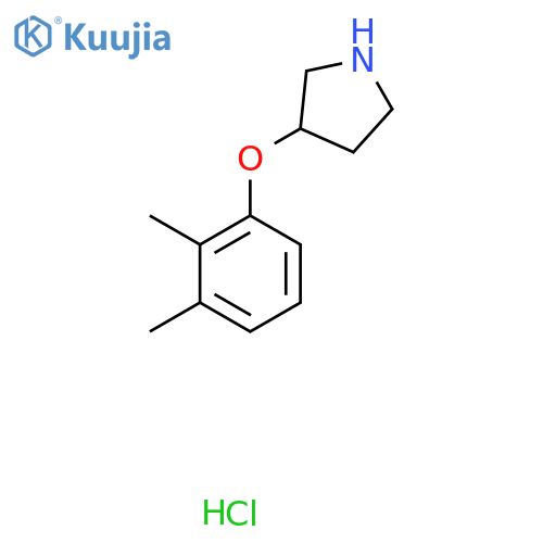 3-(2,3-Dimethylphenoxy)pyrrolidine hydrochloride structure