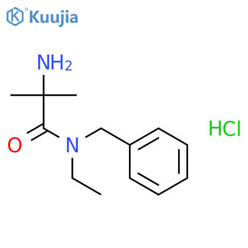 2-Amino-N-benzyl-N-ethyl-2-methylpropanamidehydrochloride structure