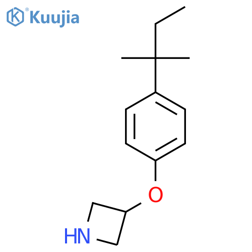 3-Azetidinyl 4-(tert-pentyl)phenyl ether structure