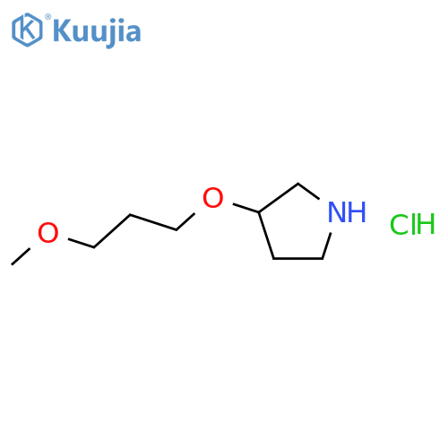 3-(3-Methoxypropoxy)pyrrolidine hydrochloride structure