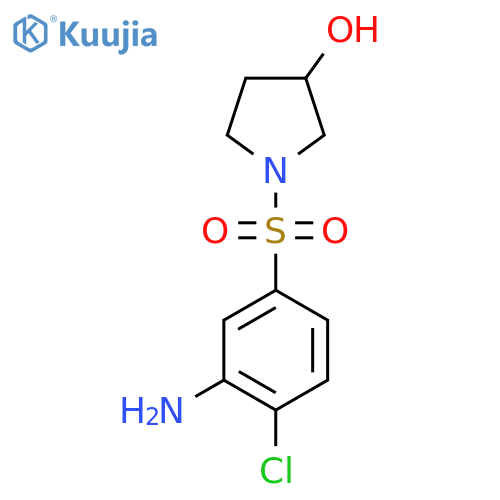 1-[(3-Amino-4-chlorophenyl)sulfonyl]-3-pyrrolidinol structure